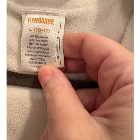 Gymboree Size 10 - 12 Girls Rainbow Polka Dot Puffer Vest - Picture 4 of 4